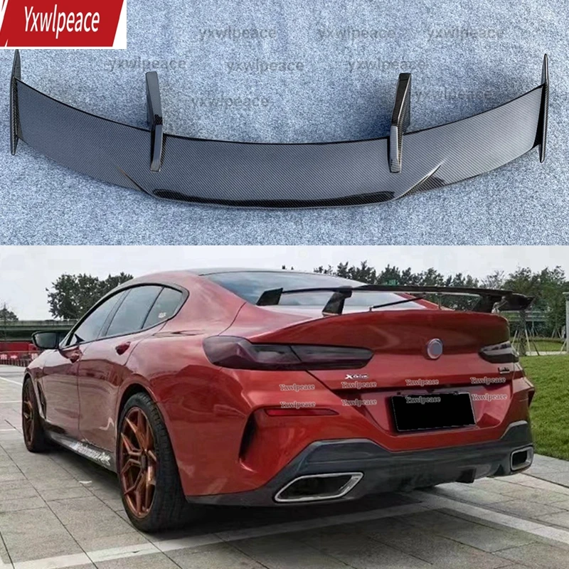 

For BMW 8-Series G16 G23 G14 G15 G80 G82 G22 Real Carbon Fiber/ABS Spoiler Rear Trunk Lip Boot Cover