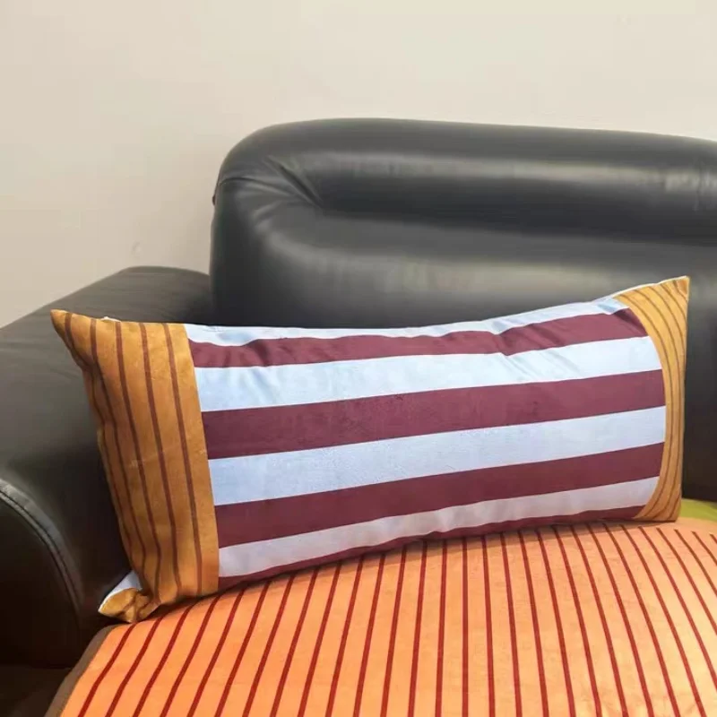 Long Pillows Retro Stripe Cushion 30x70 Rectangle Bedding Decorative Pillow For Sofa Modern Fashion Home Decorations