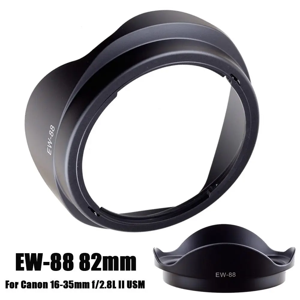 EW-88 82mm Lens Hood for Canon 16-35mm f/2.8L II USM LENS Camera Lens Cover Protetor