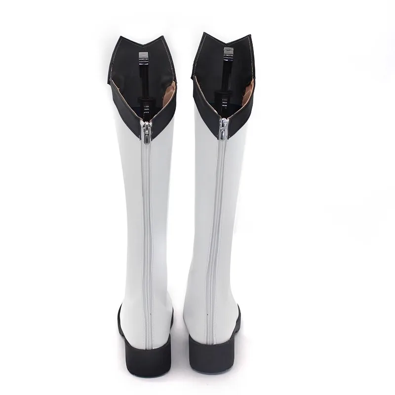 Honkai Star Rail Dan Feng Cosplay Shoes Party Dan Feng  Cosplay Boots Shoes PU Leather Leader of Shadow Garden Props