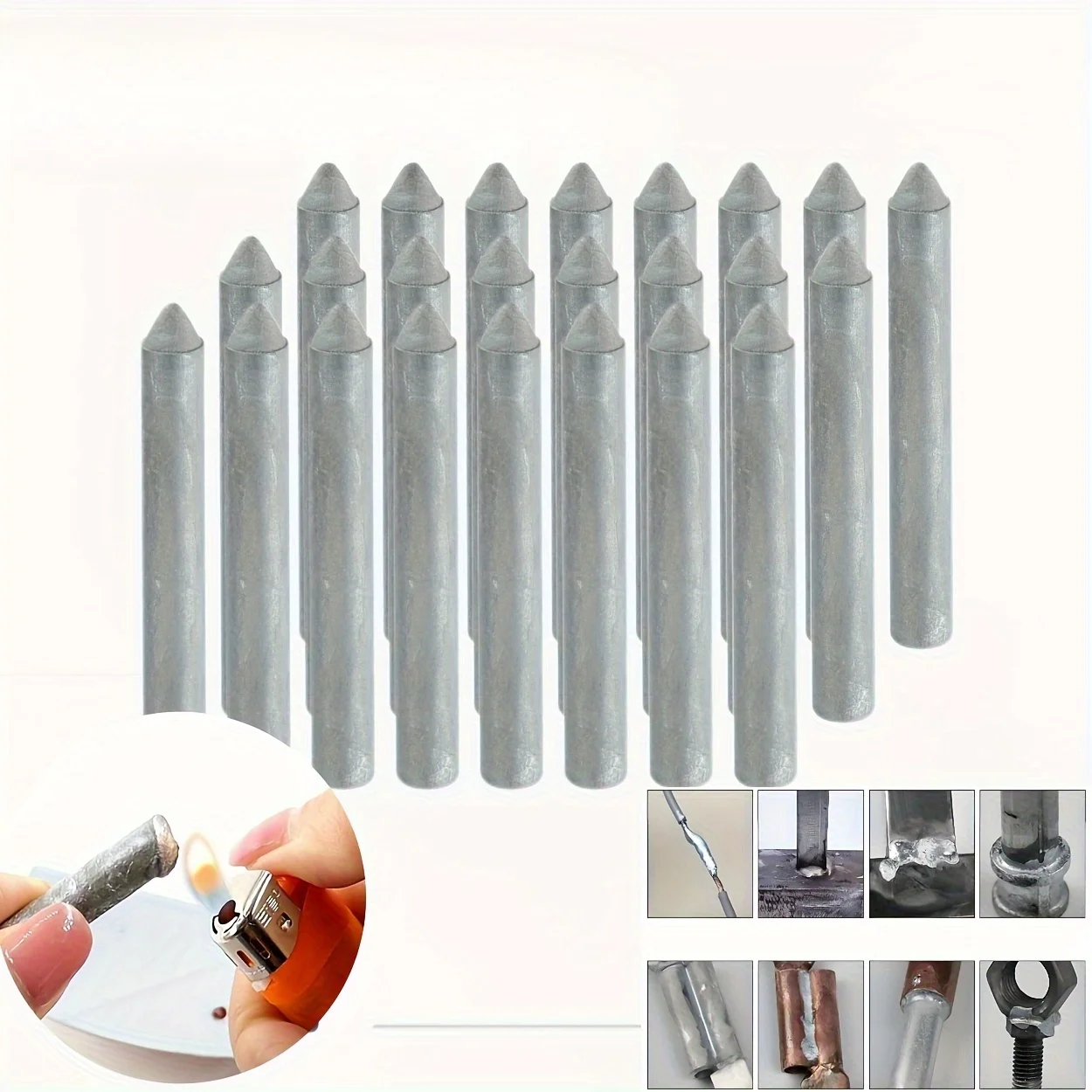 Low temperature repair electrode for household lighters High performance repair welding artifact flux core universal welding rod