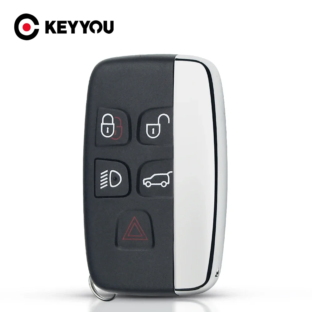 KEYYOU Remote Car Key Case For Land Rover Sport Evogue LR4 2010-15 Refit XE XFL Et Discover FREELANDER 5 Buttons