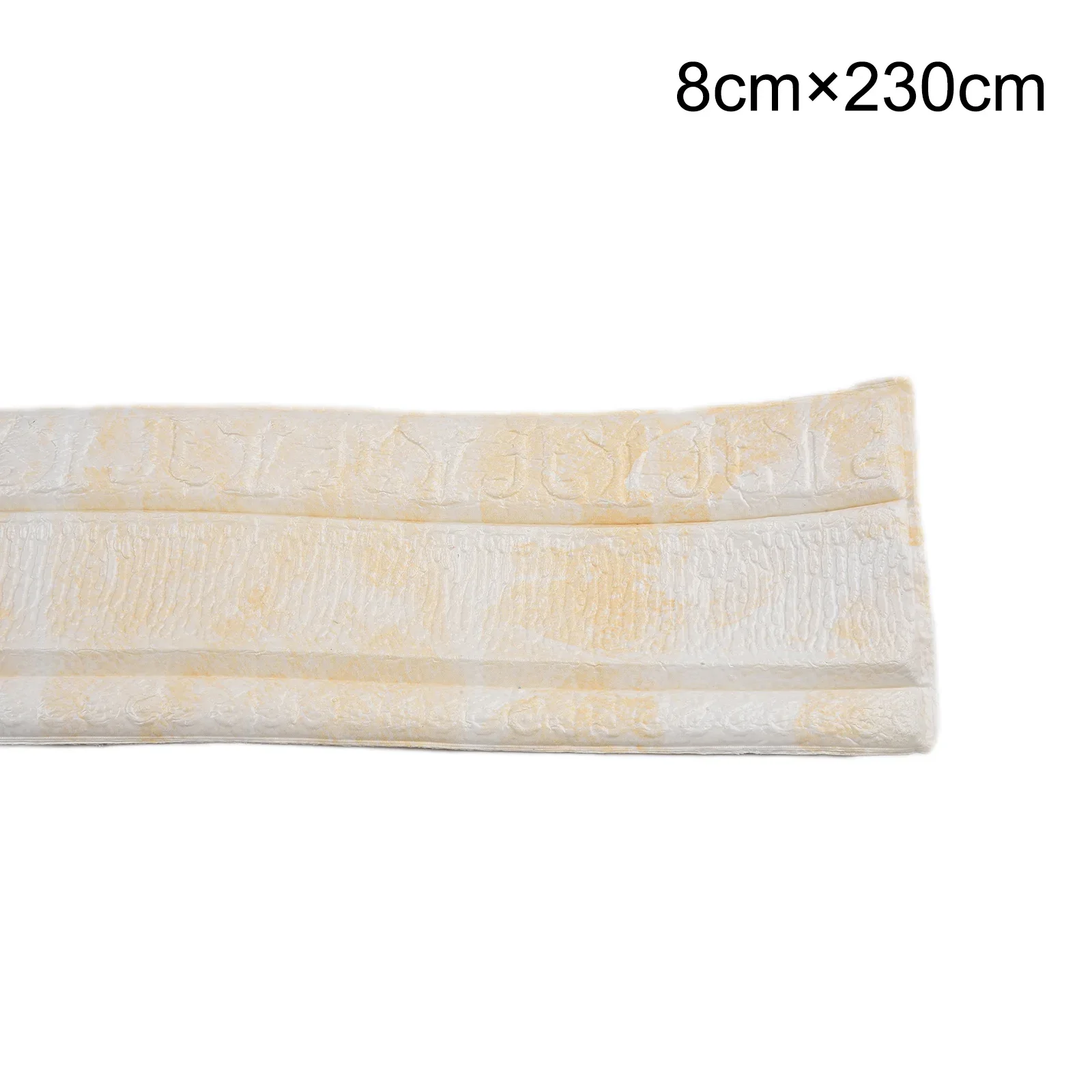 Wall Skirting Moulding Trim 230cm Foam Strip with 3D Embossing for Wall Repair Picture Frame and Door Frame Edge Decoration