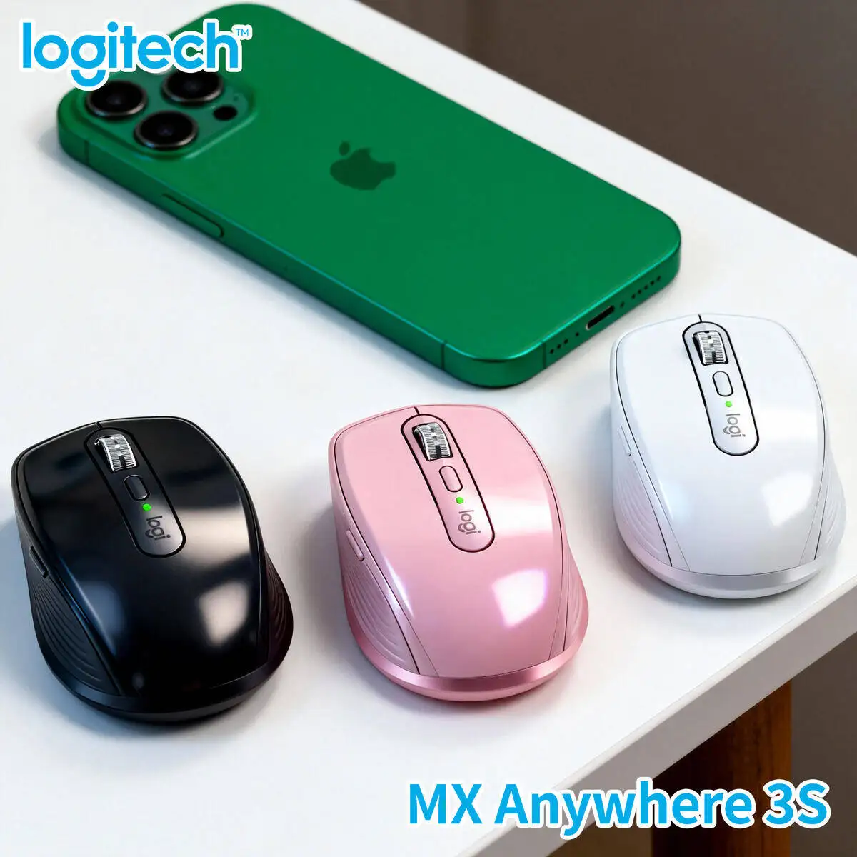 

Logitech MX Anywhere 3S Bluetooth Mouse for Programmers Long Hours Silent Click