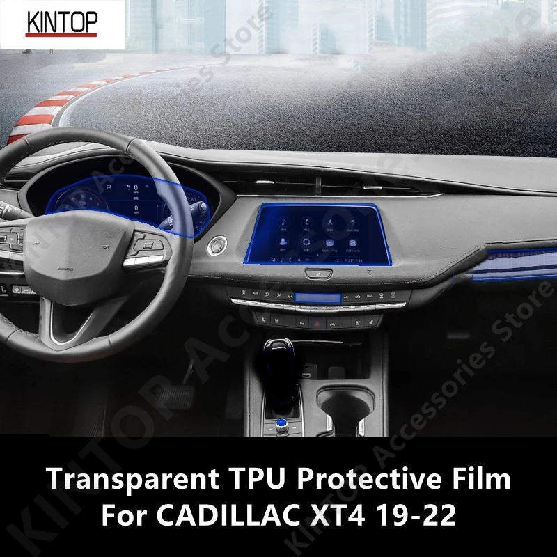 

For CADILLAC XT4 19-22 Car Interior Center Console Transparent TPU Protective Film Anti-scratch Repair Film Accessories Refit