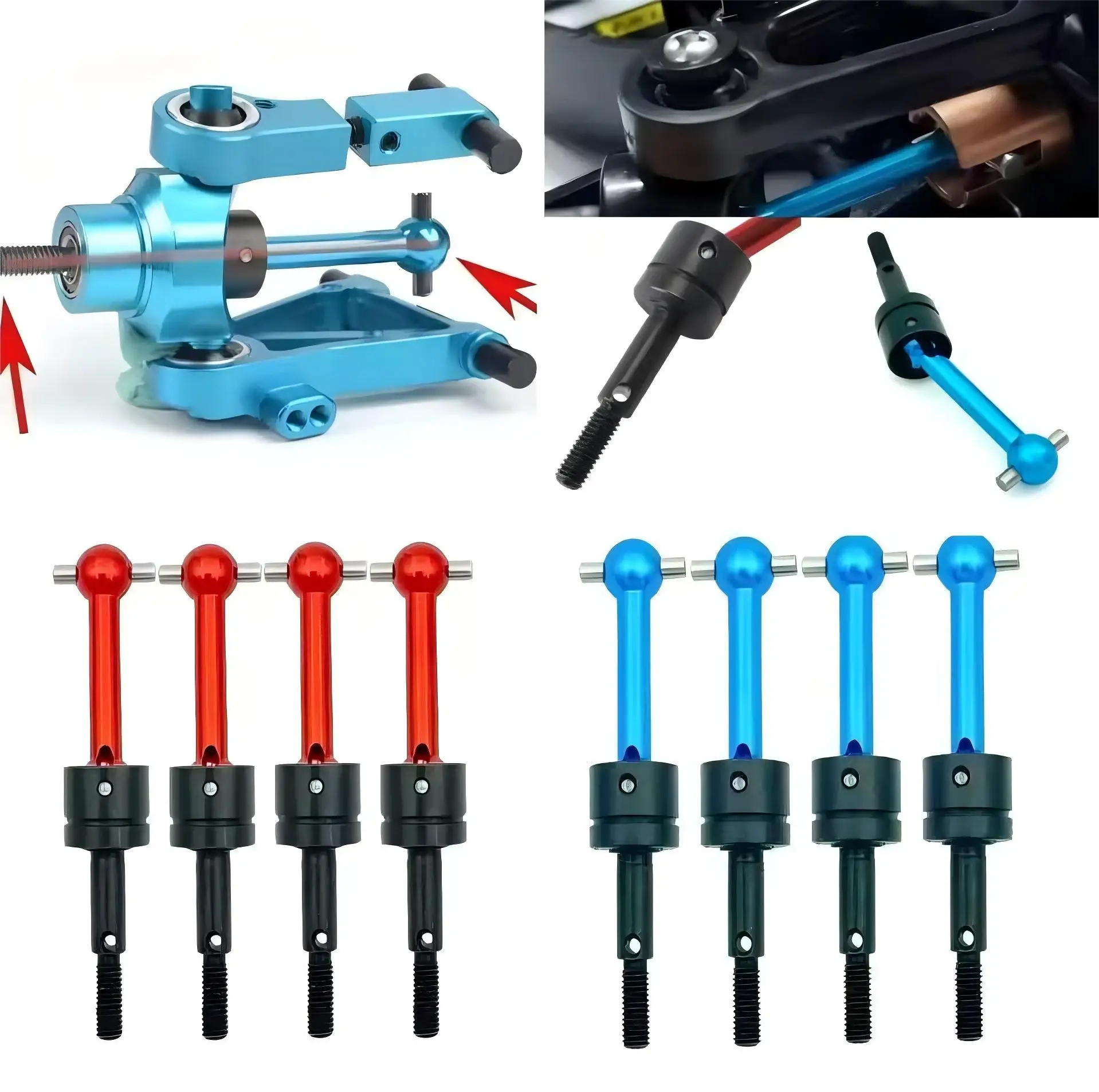 Mini Self-Glowing LED Lamp Beads Decorative Light for Tamiya Mini 4WD Model Car DIY Custom Lighting Upgrade Parts Accessories