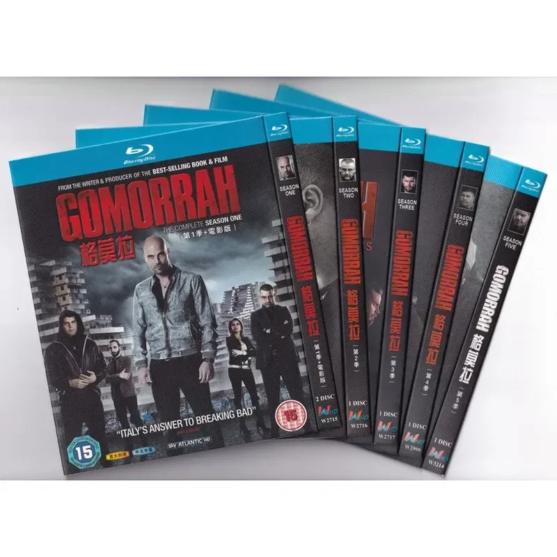 

American TV Series on Blu-ray Seasons 1–5 of Gomorrah High Definition 1080P 6BD Disc Non-DVD Disc