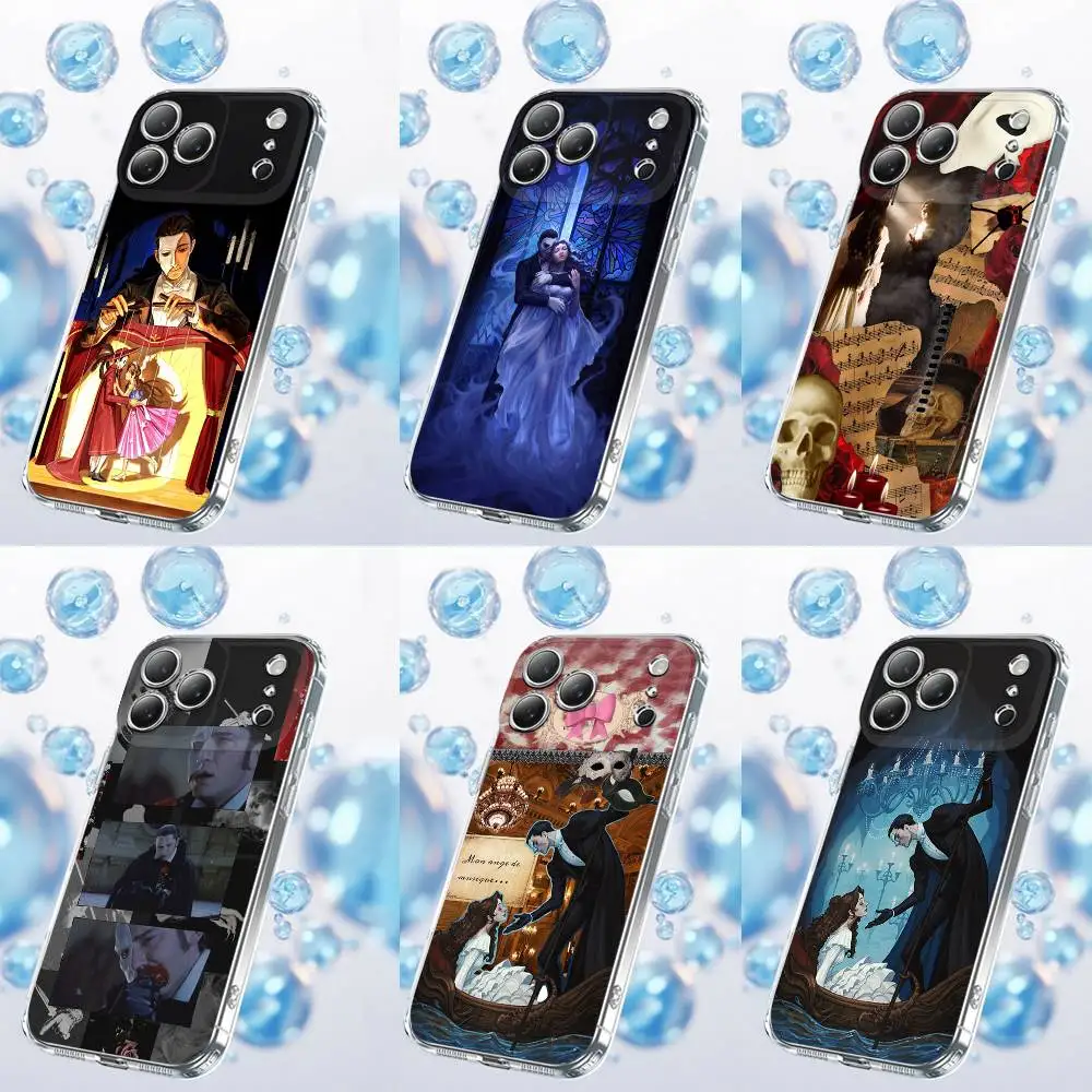 

The P-Phantoms Of the Opera Phone Case For iPhone 17,16,15,14,13,12,11 Plus,Pro,Max,Plus,E,SE4,Air,Mini Transparent