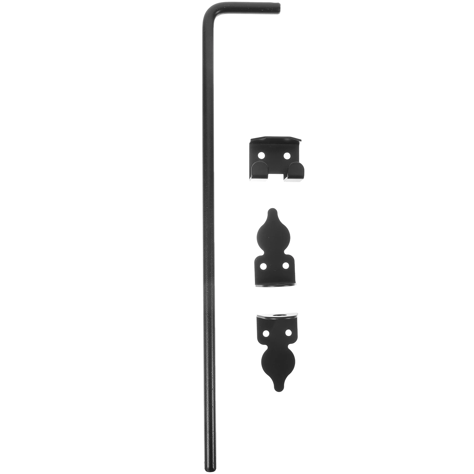 

Thickened Heavy Duty Gate Latch Reinforced Wooden Fence Door Lock Durable Anti-Rust Solid Drop Rod Cane Bolt For Barn French