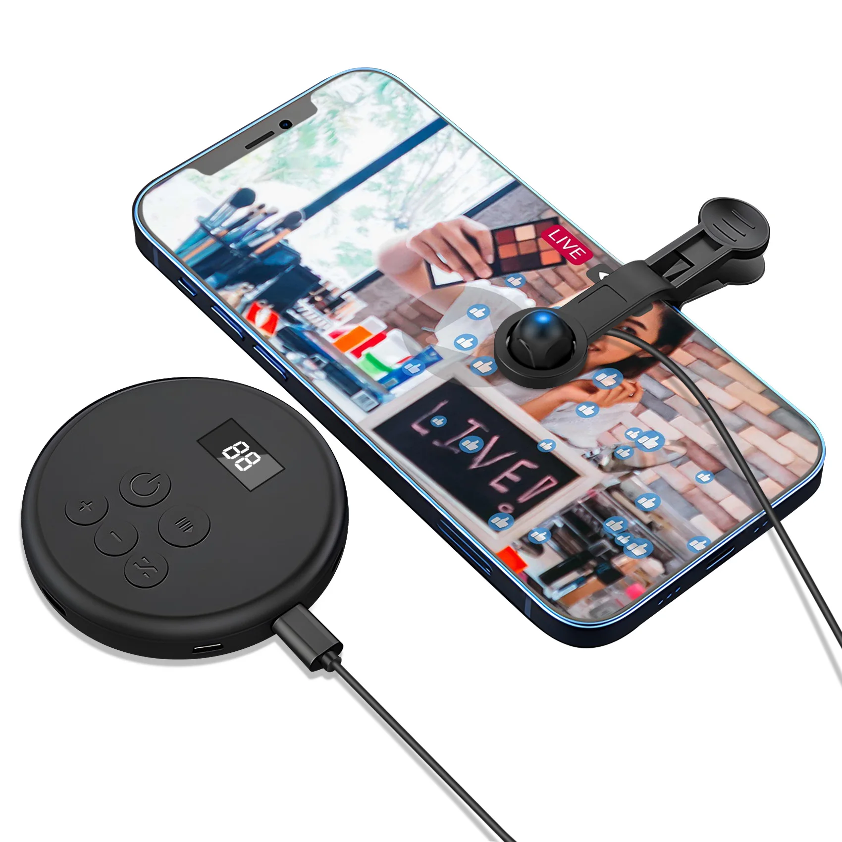 

ARY-fMobile Phone Screen Auto-Clicker Mute Connection Device Physical Simulation Finger Click Device Screen Auto
