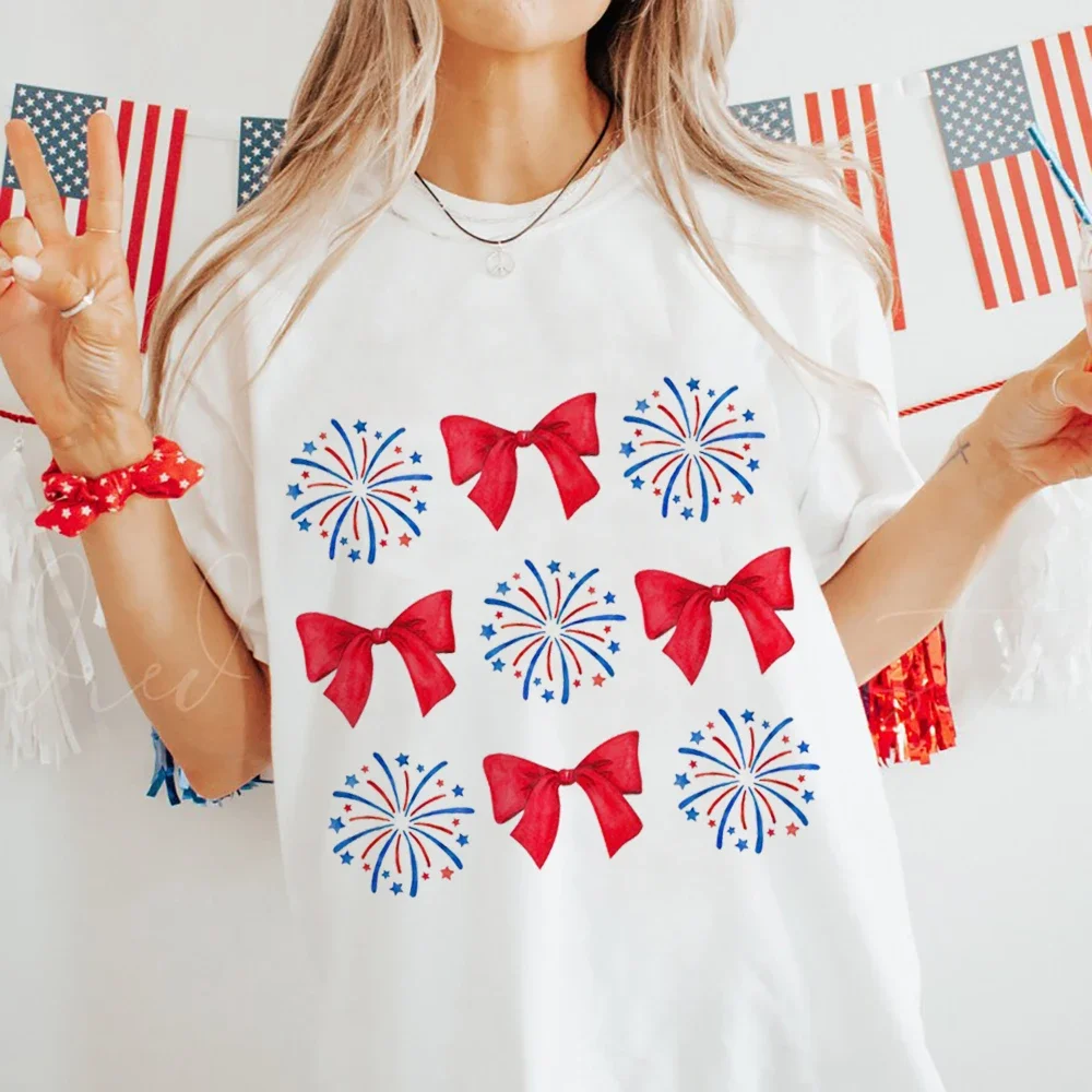 Retro Groovy 4th of July Shirt, Patriotic Rainbow Shirt, Happy 4th of July Shirt, Independence Day, Memorial Day Shirt