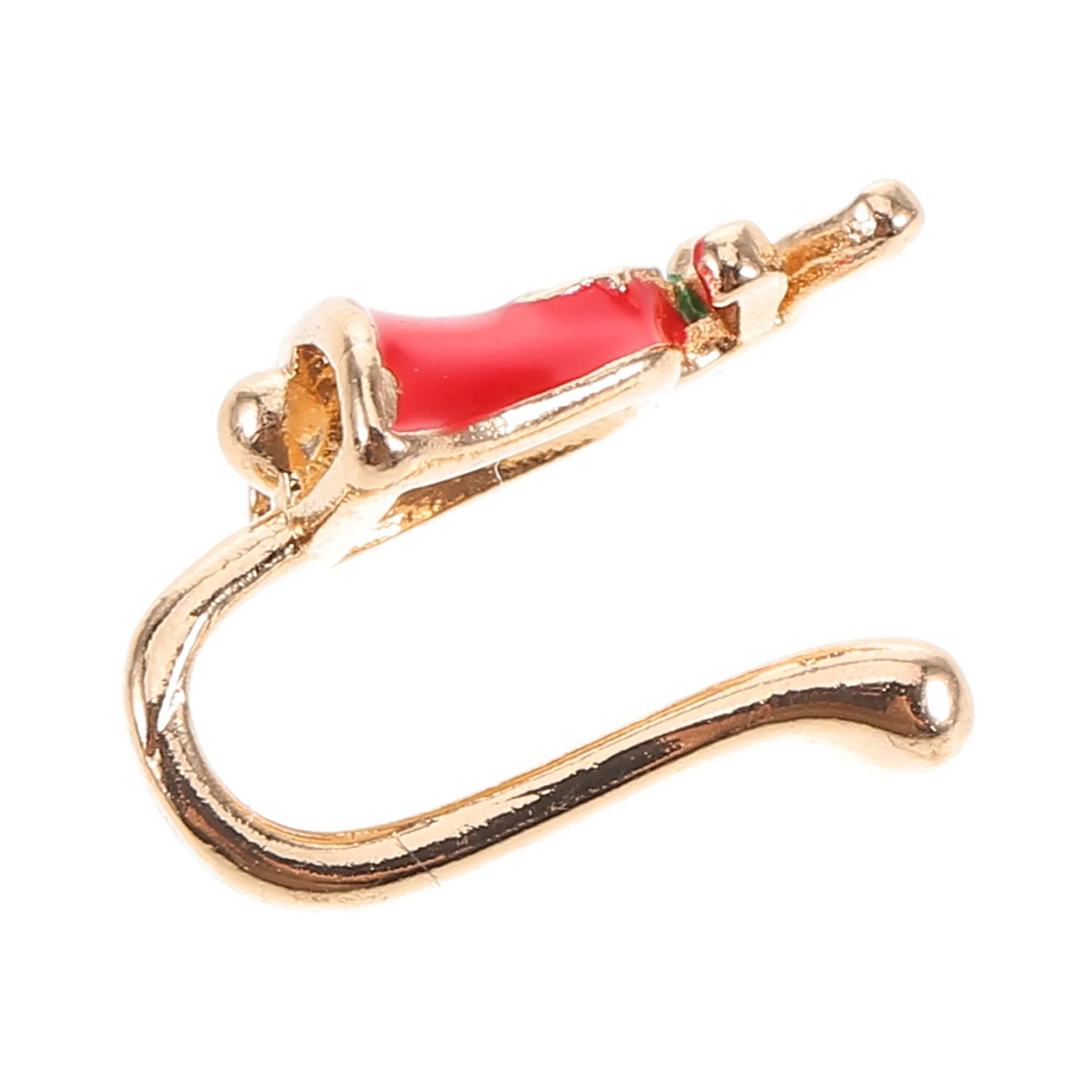 Рождественская серия U-образное кольцо без пирсинга