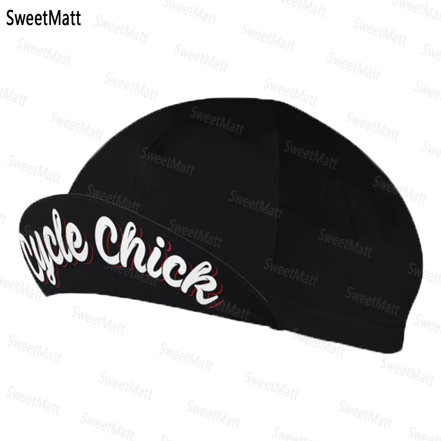 SweetMatt Classic Retro Black Series Polyester Fahrrad-Herrenkappen, Sommer, atmungsaktiv, schnell trocknend, Fahrradhut, Radfahren, Sport, Sturmhaube – Detail 9