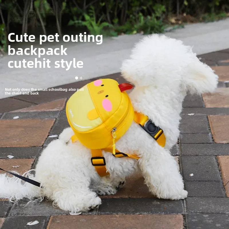 

Pet Backpack For Dogs For Small Dog Bags Dog Bags For Puppies Can Be Hung With A Leash Cute Dog Supplies And Dog Accessories