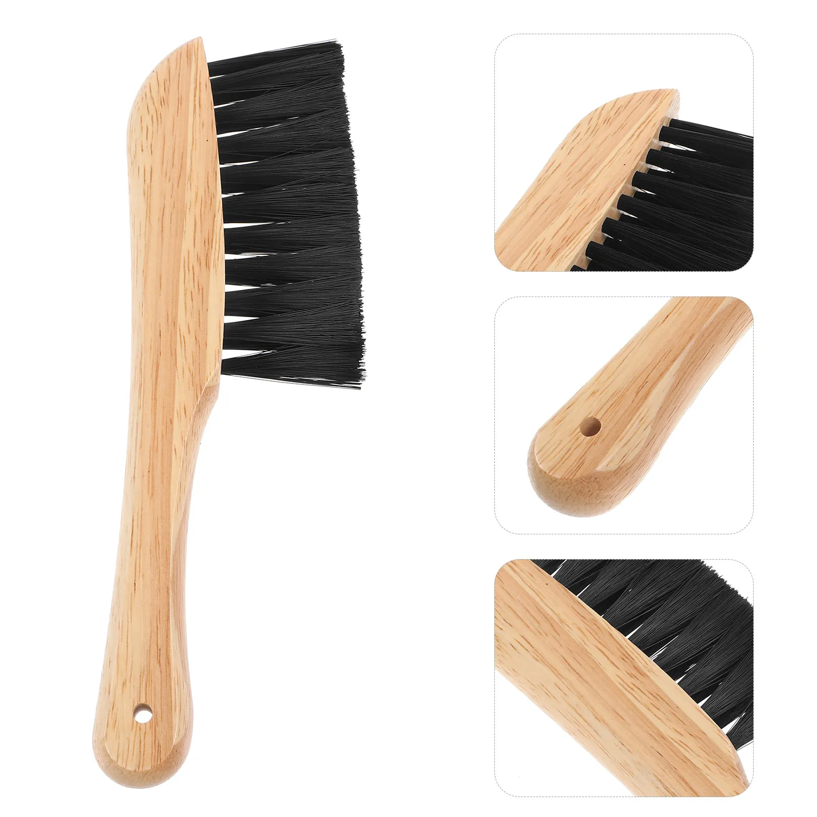 

Billiard Pool Table Brush Wooden Handle Convenient Felt Surface Cleaner Dust Removal Tool for Pool Table and Rails