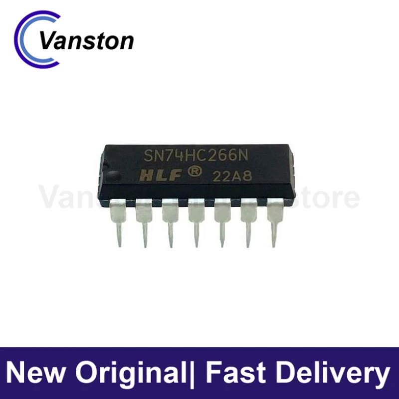 10pcs SN74HC266N GATE AND INVERTER CHIP HC266 74HC266 14-PDIP Brand new and authentic Fast shipping