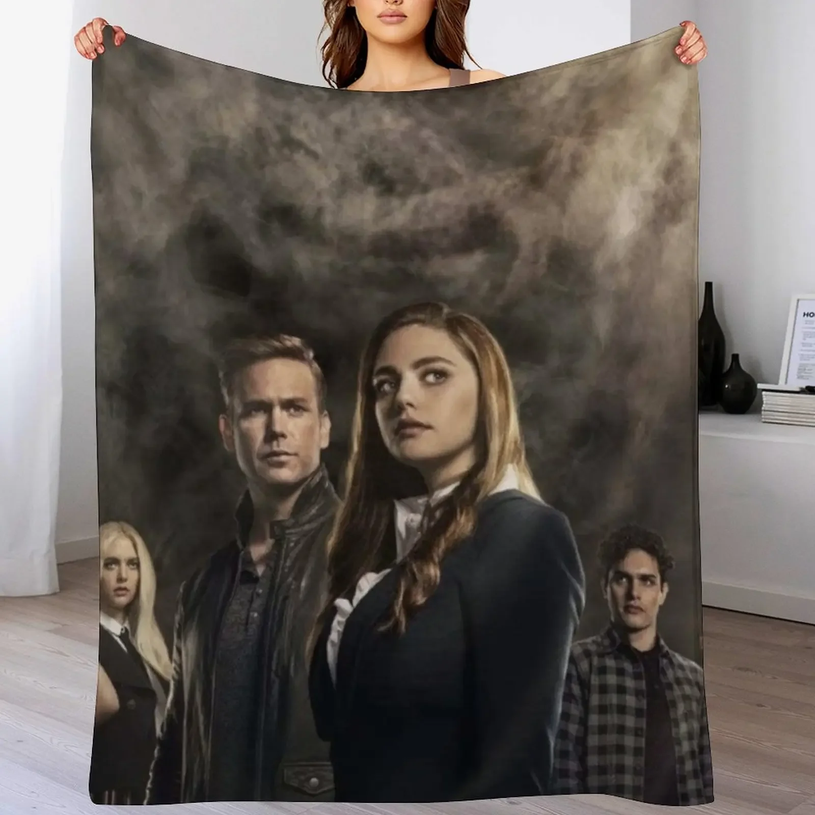 

Legacies Film Noir Season 2 Throw Blanket Hairy Flannels Shaggy Polar Blankets