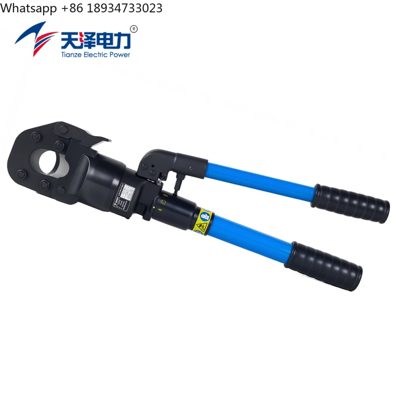 Tianze Electric Power 20 TON Portable Manual Hydraulic Steel Wire Rope Cutter Hand Strand Wire Cutting Tool 70MPa HTC-3620