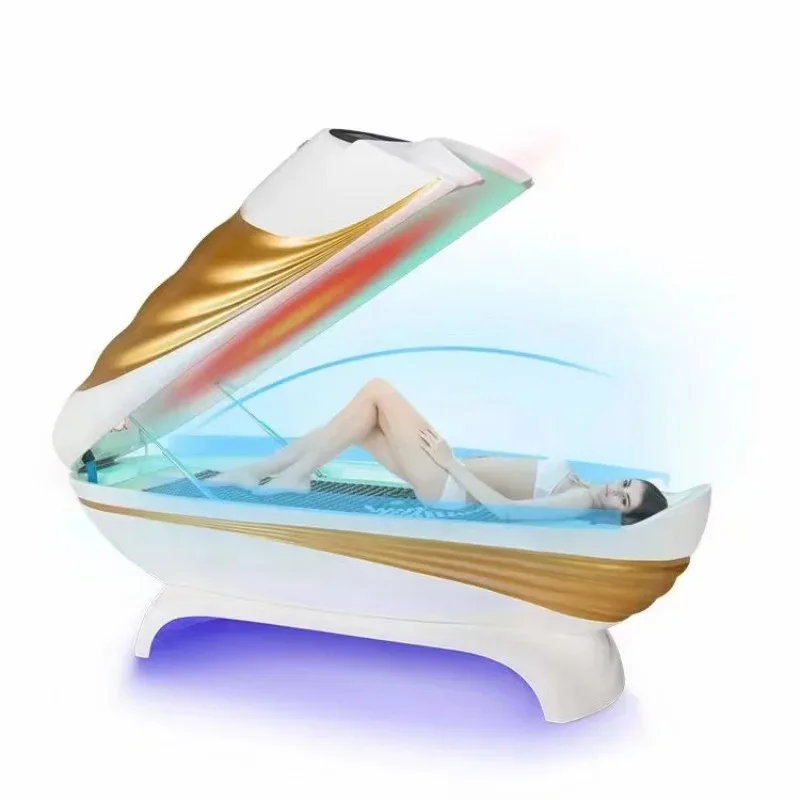 Multifunctional   photon massage Spa Capsule hydrotherapy salt bath  capsule bed