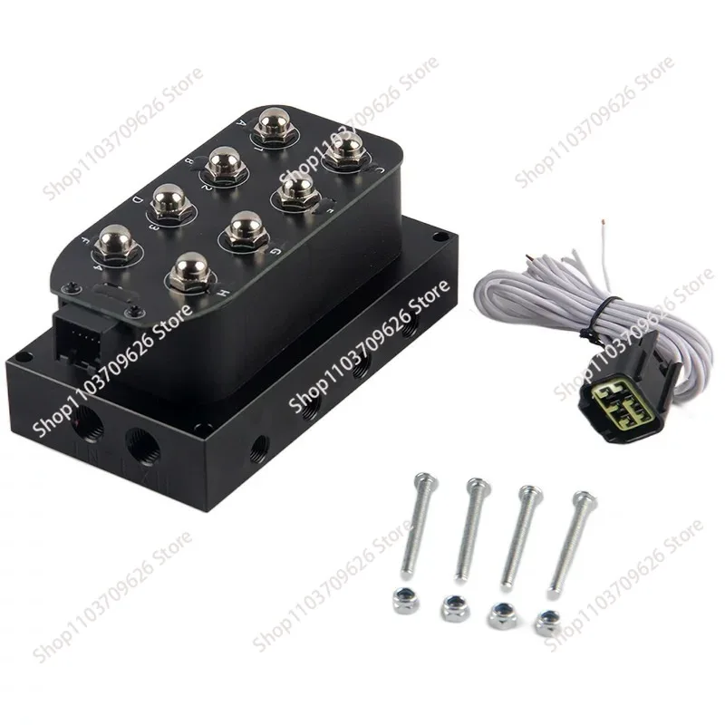 Automobile modification parts with air suspension system shock absorber four-position solenoid valve chassis solenoid valve