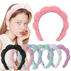 Soft Hair Styling Accessories Women Girls Headbands for Face Washing Bath Makeup Hair Band Women Adjustable SPA Facial Headband