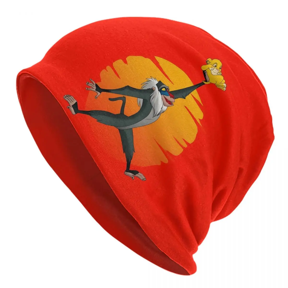 

Custom The Lion King Bonnet Hats Cool Knitted Hat For Women Men Winter Warm Musical Film Skullies Beanies Caps