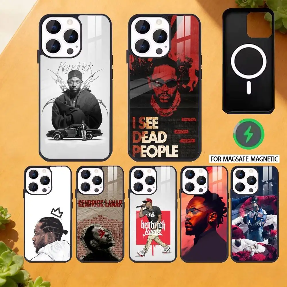 

KendrickS L-Lamar New Album GNX Phone Case For iPhone 17 16 15 14 13 12 Pro Max Plus for Magsafe Mirror Wireless Magnetic Cover