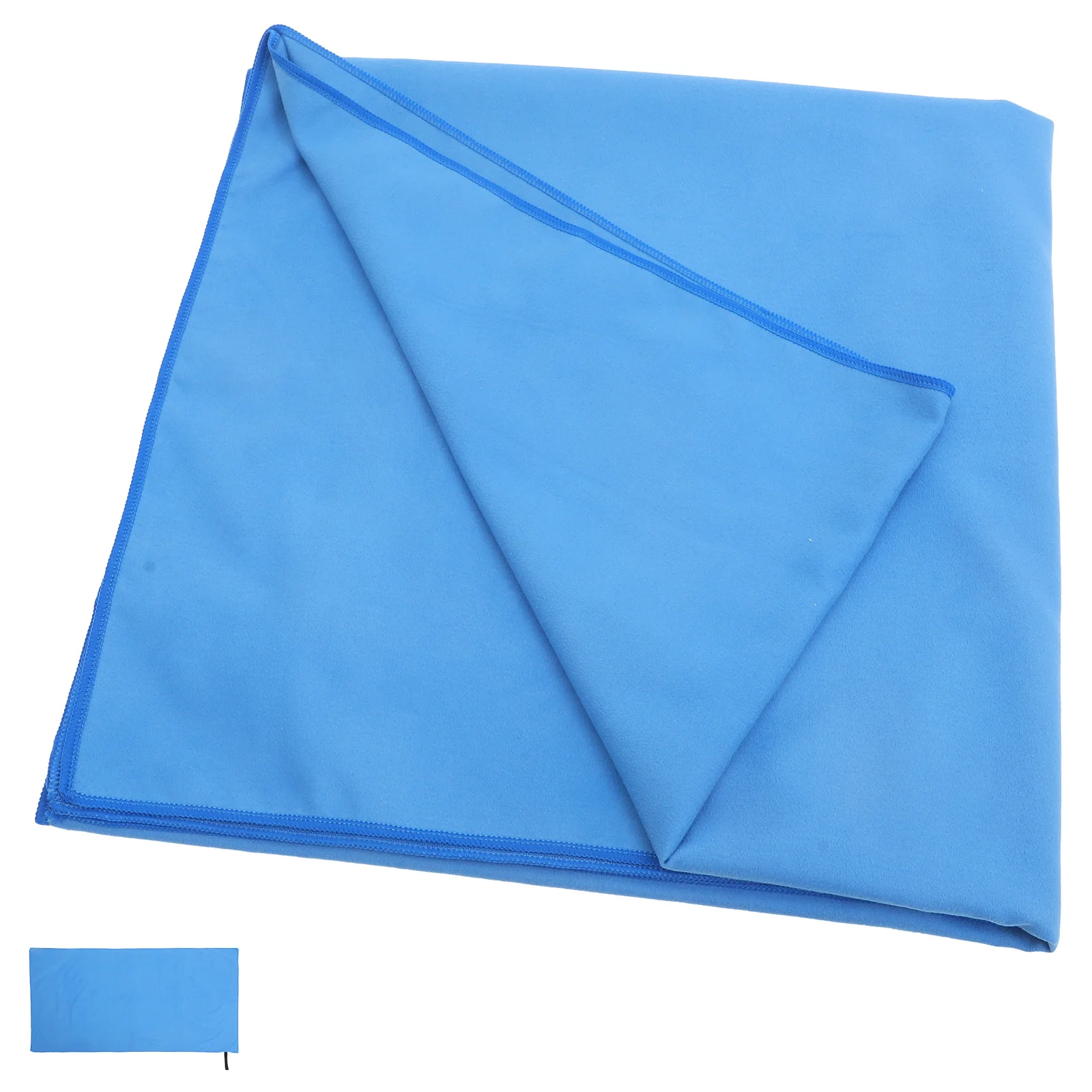 

Microfiber Camping Towel Quick-dry Bath Towels Beach Microfibre Absorb Water Blue Cloth