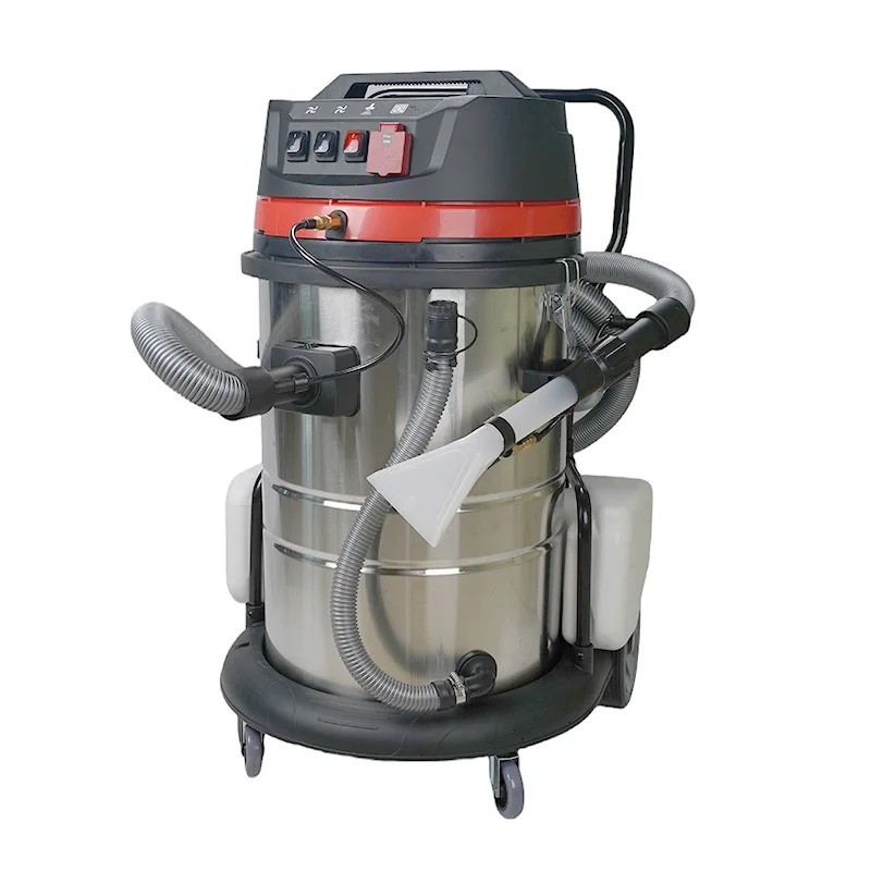 Industrial Dual Motor Wet Dry Vacuum, Powerful Carpet Cleaner, Floor Care, Sofa Cleaning, 20L Capacity, HEPA Filter