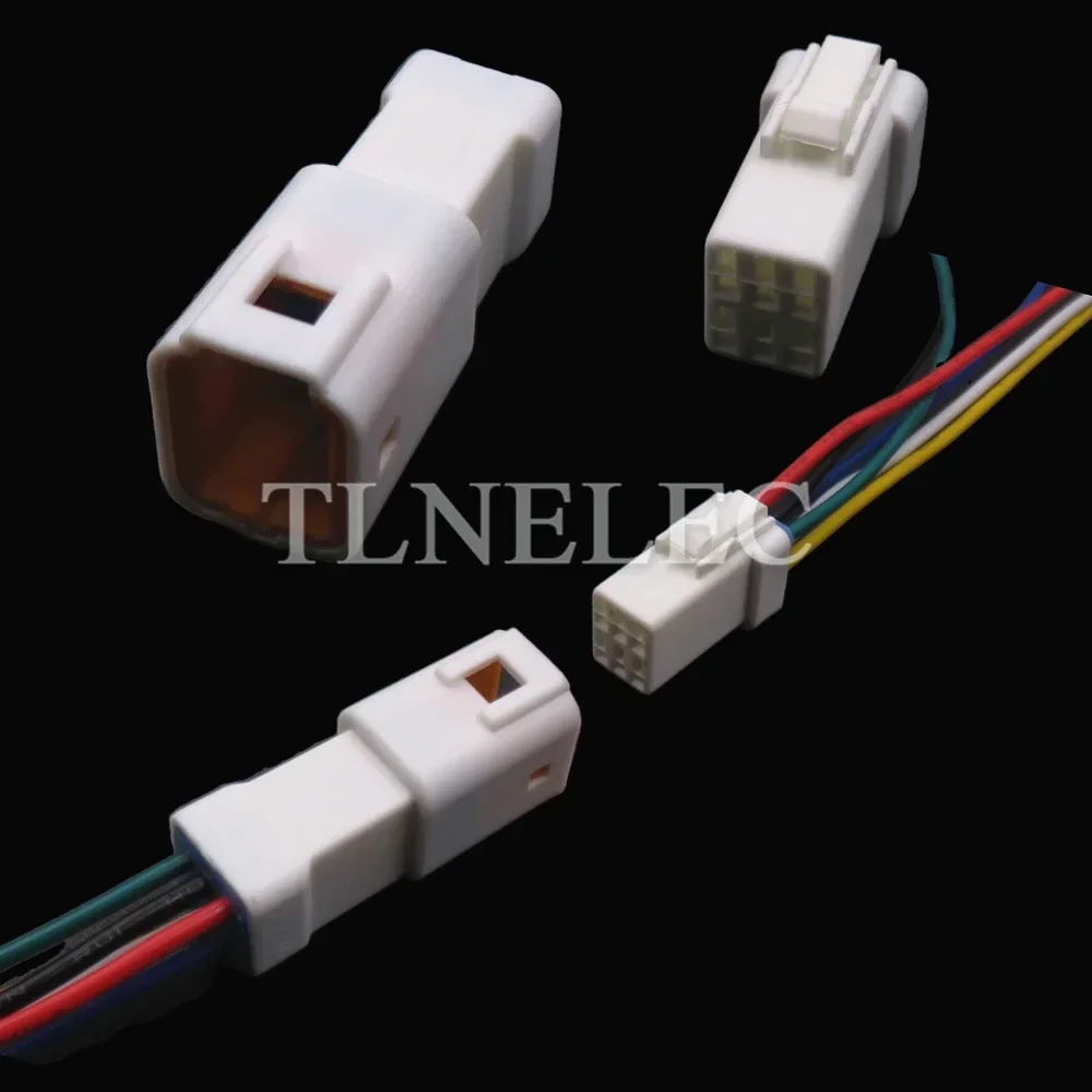 6 Pin Way Car Small Power Unsealed Socket with Wires Auto Male Female Wiring Harness Connectors 06T-JWPF-VSLE-D 06R-JWPF-VSLE-D