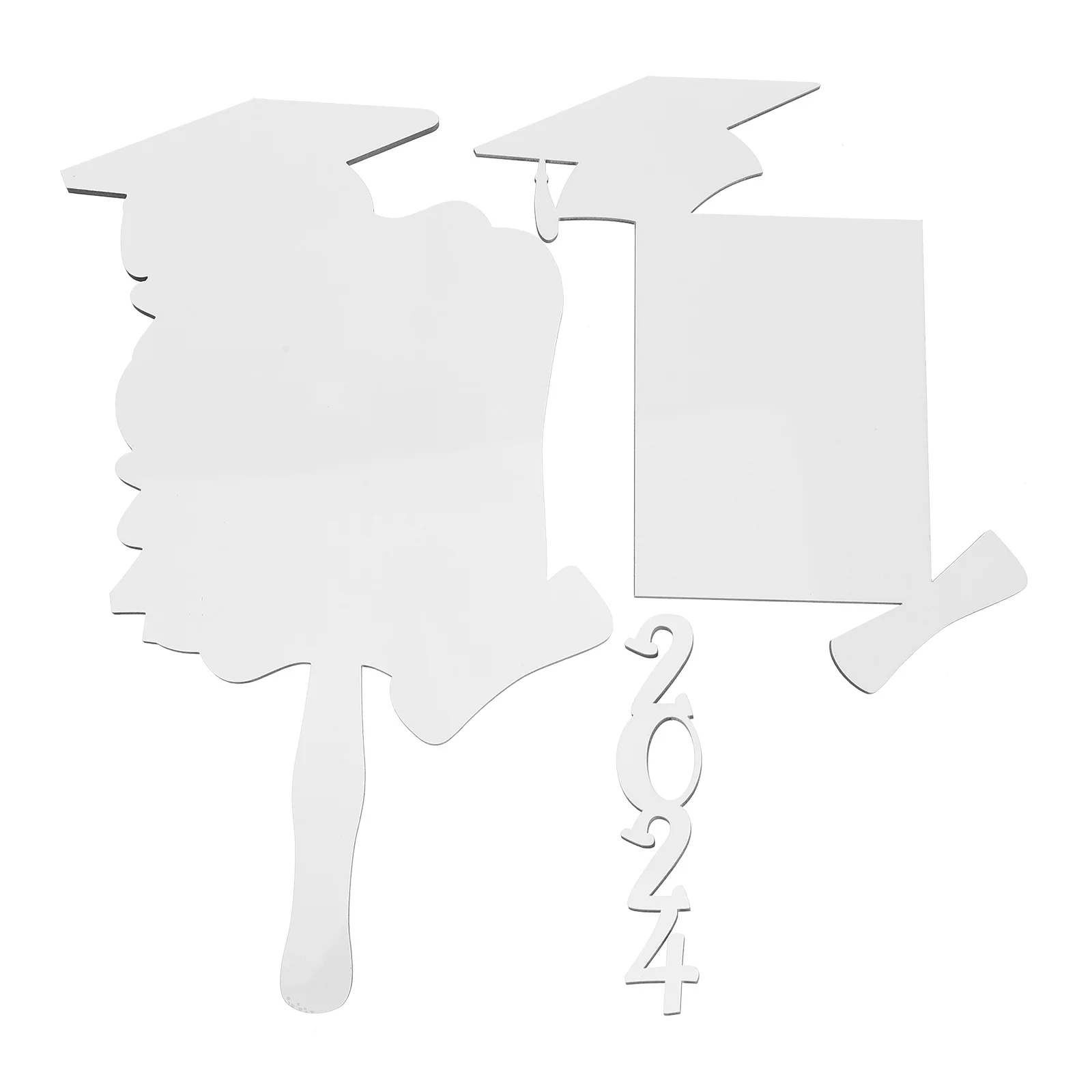 

Graduation Hat Fan 177x277x5mm Blank Sublimation Photo Frame Heat Transfer DIY Centerpieces Graduation Home