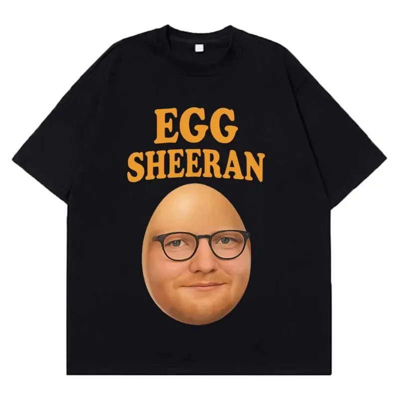 

Camiseta con divertido patrón egg sheran camiseta casual de manga corta de verano camiseta