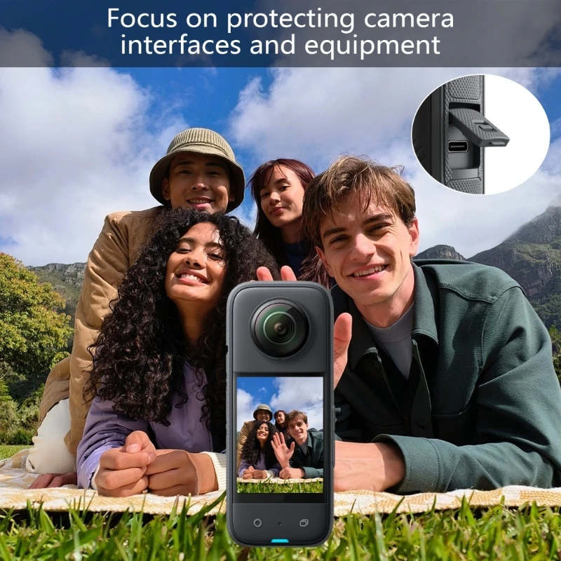 For 360 Action Camera USB Protective Cover Dustproof and Moistureproof