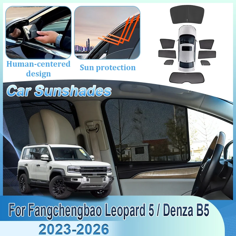 

Car Accessories For Fangchengbao Bao 5 Leopard 5 Denza B5 Accessories 2023 2024 2025 2026 Sunshade Car Windshield Anti-UV Parts