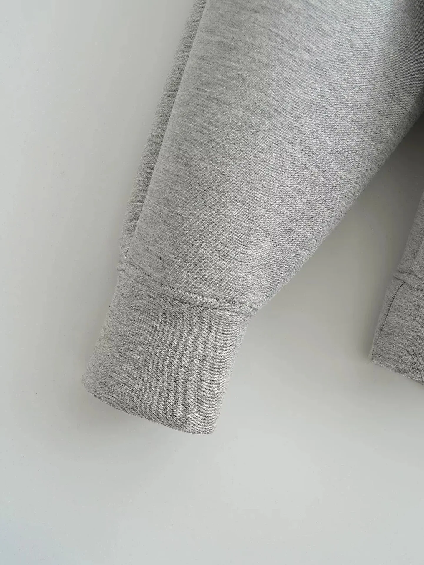Herbstliche Damen-Freizeitjacke mit Kapuze, lockerer Oversize-Schnitt, Reißverschluss-Hoodie, Sweatshirt, einfarbiger Mantel, schicke Oberbekleidung für Bürodamen, Oberteile – Detail 9