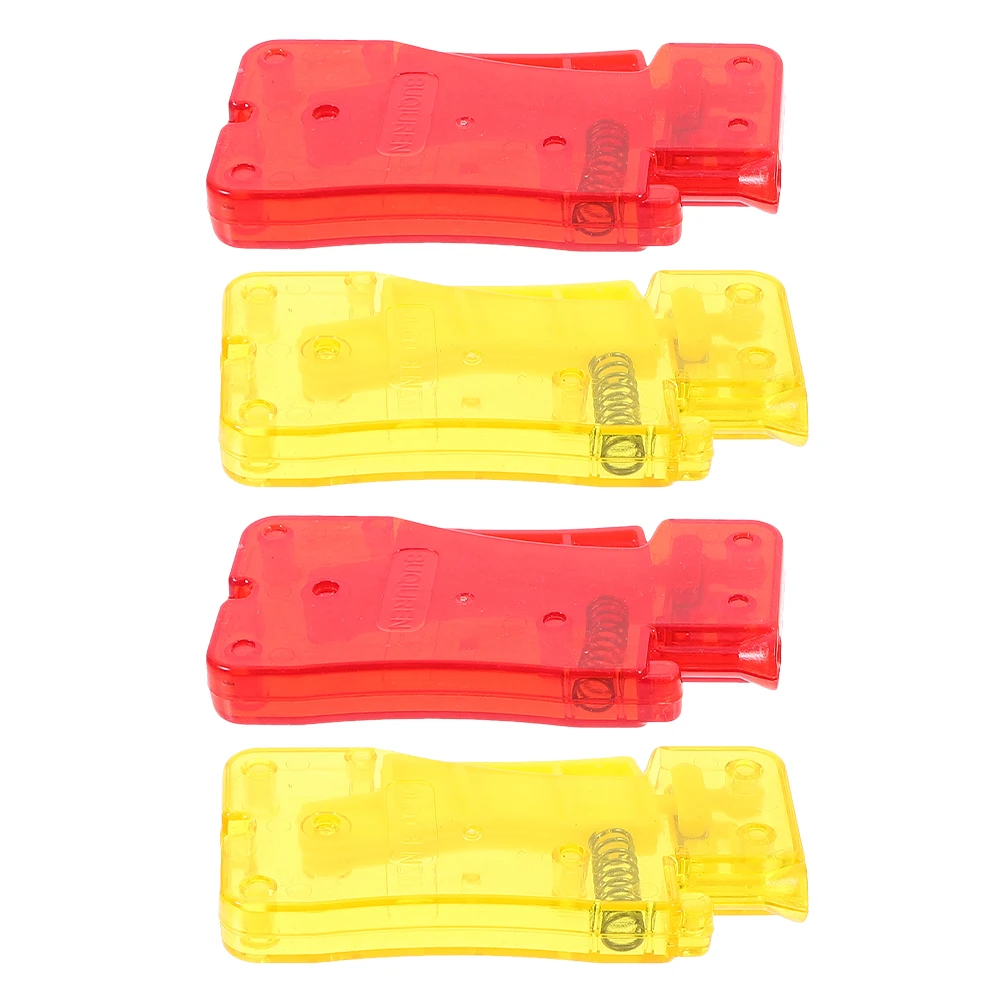 4Pcs Needles Threading Device Simple Plastic Threader for Sewing and Sewing Machine Setup Ideal for Poor Eyesight