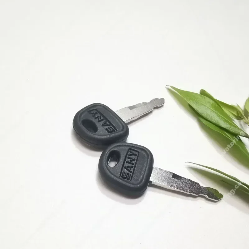 for Excavator ignition key 2pcs，heavy equipment loader accessories excavator Sany bulldozer 60022654