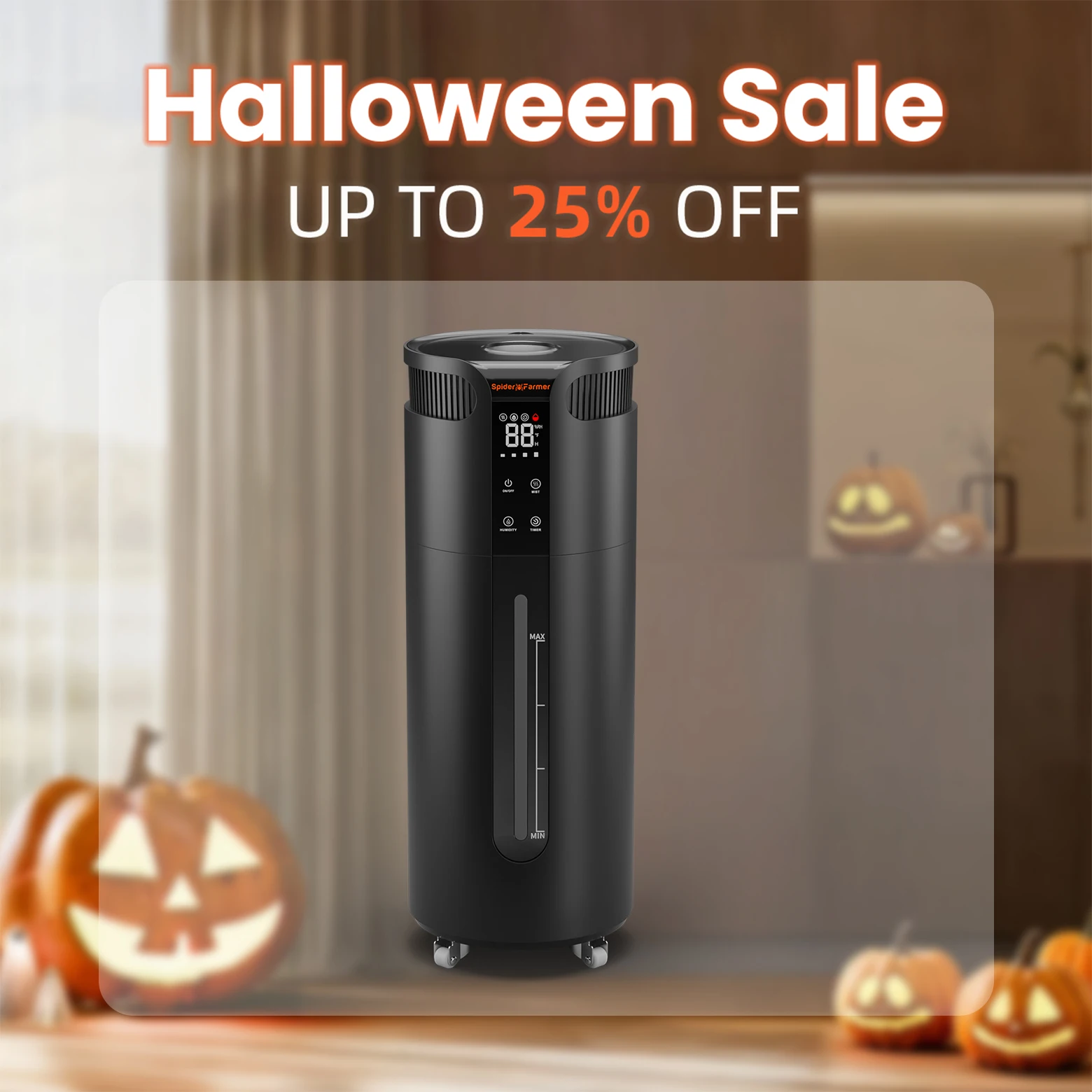 스파이더 파머 16L 공기 가습기 미스트 정화기 실내 상업용 식물 재배용