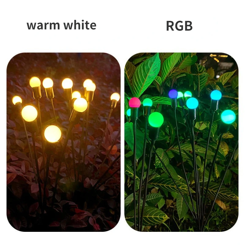 

Solar LED Light Outdoor Garden Decoration Landscape Lights Garden Lights Firework Firefly Lawn Christmas Decoration 10 Leds/pcs