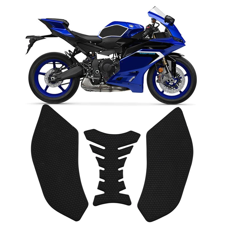Almohadilla de tanque R9 2025, accesorios para motocicleta, almohadilla de tanque de combustible para YAMAHA YZFR9 YZF-R9, almohadilla impermeable lateral antideslizante para tanque de combustible