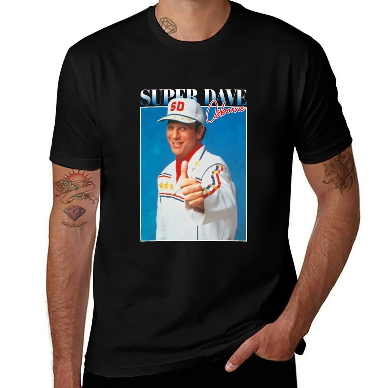 

SUPER DAVE OSBORNE T-Shirt Soft Casual Short Sleeve Cotton Tee