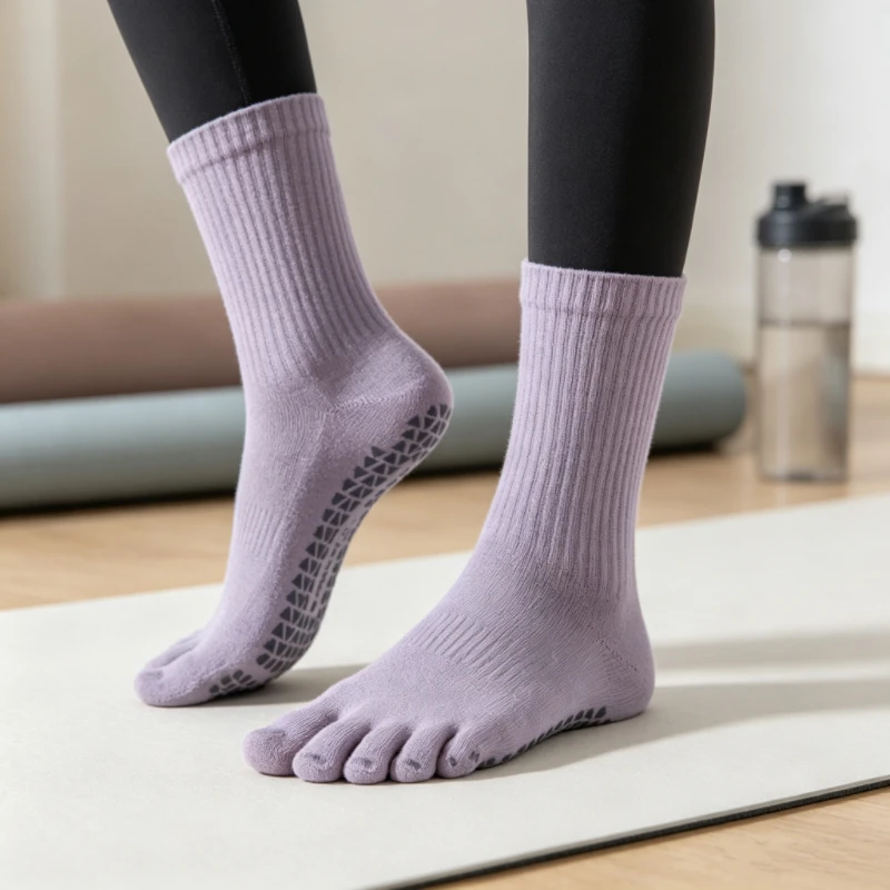 جوارب يوغا للجنسين بخمسة أصابع - مراجعة Yoga Toe Separator وسعره