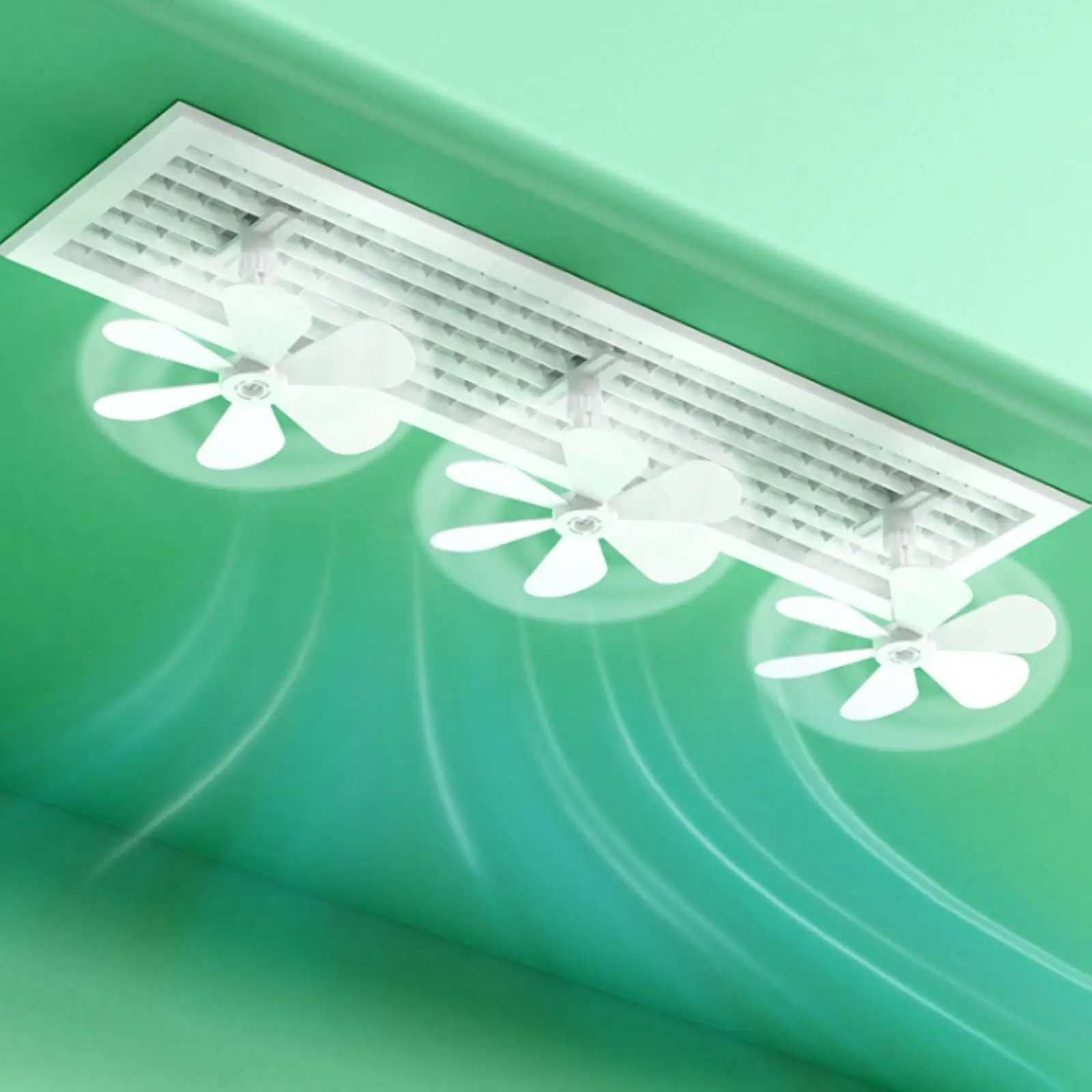 Air Conditioner Wind Deflector Square Vent Cover Universal Fit ABS Redirect Air Flow for Bedroom Home Comfort