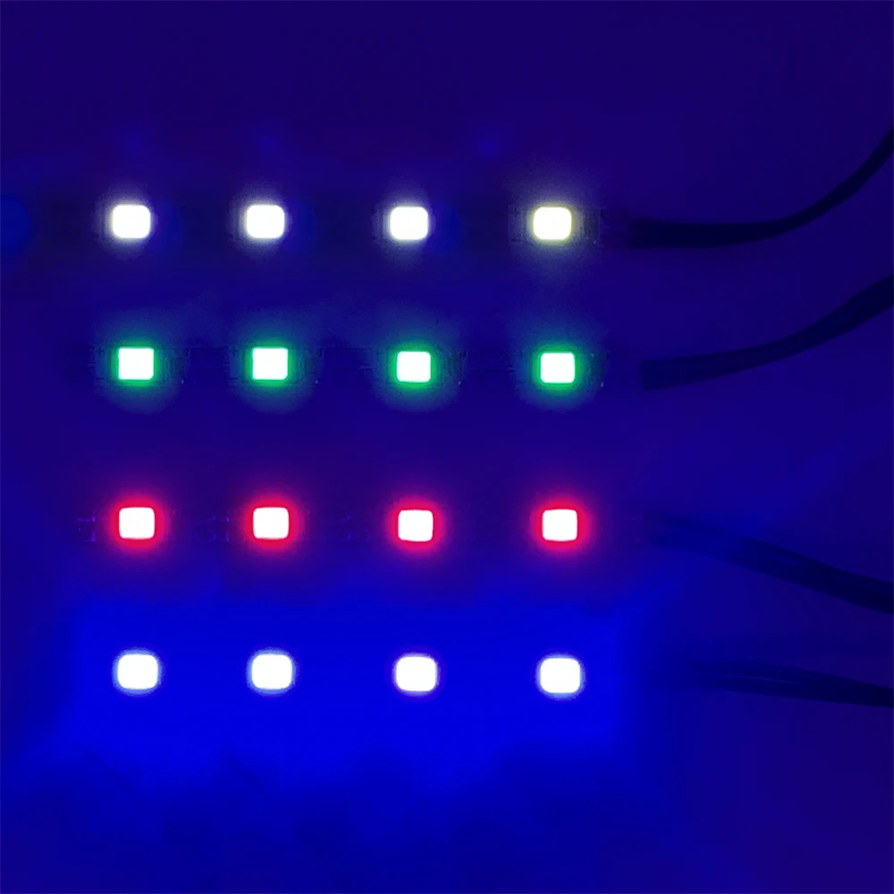 AXSPEED 1/2/3/4LEDs Chassis Lights Flash Night Lamps Light Belt for Axial SCX10 TRX4 D90 Tamiya 1/10 1/8 RC Crawler Buggy Car