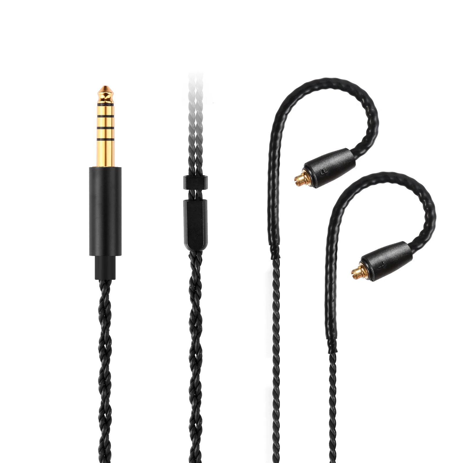 

Посеребренный обновленный кабель для наушников QDC MMCX 3,5 мм 4,4 мм, сбалансированный для n5005 IE200 IE300 IE900 SE215 se535 аудиокабель