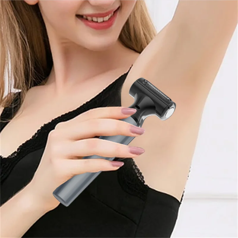 Women Pubic Hair Trimmer Intimate Shaver For Lady Electric Body Hair Remover Travel Bikini Safety Razor Portable Hair Epilator