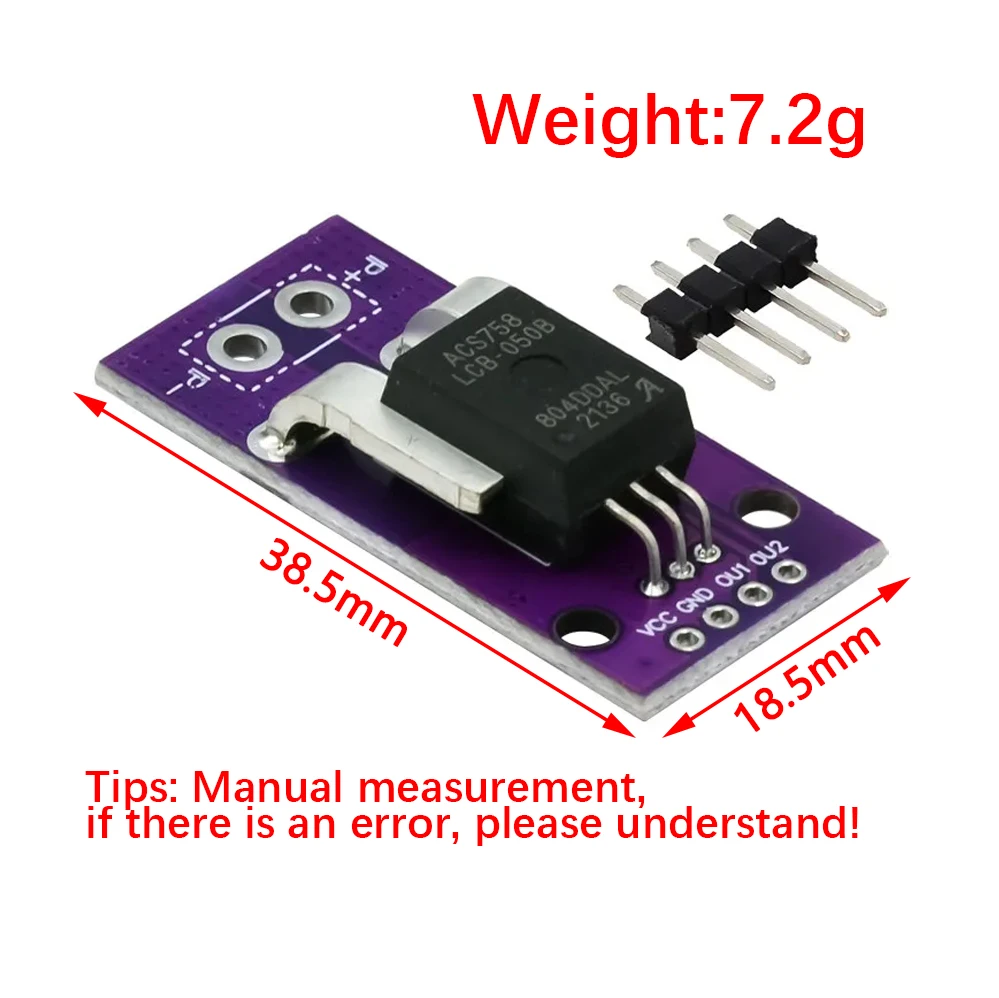 ACS758LCB-050B 100B 200B-PFF-T Linear current sensor Hall Current module