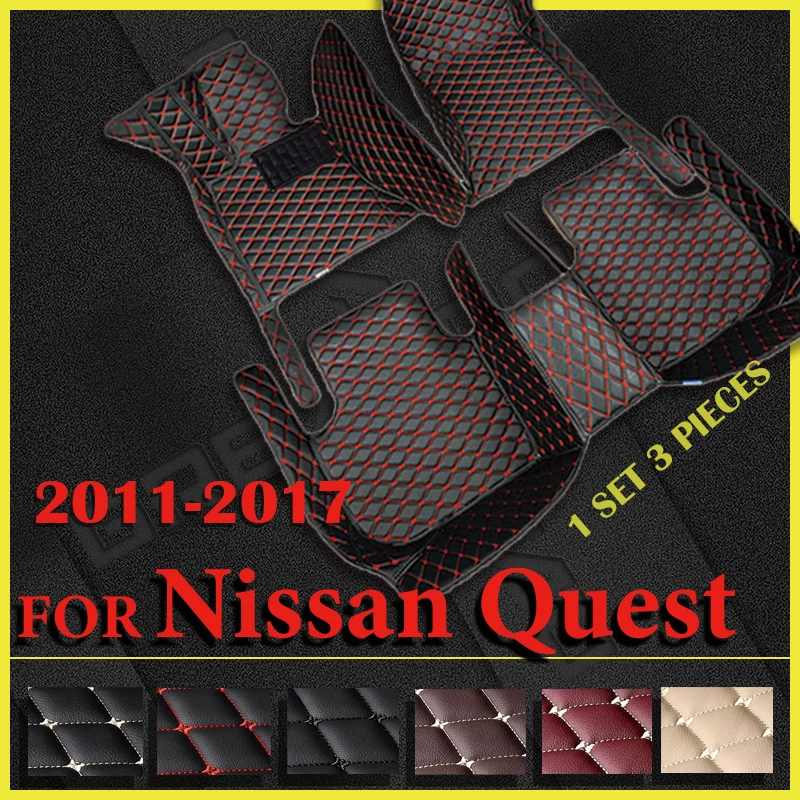 

Car Floor Mats For Nissan Quest 2011 2012 2013 2014 2015 2016 2017 Custom Auto Foot Pads Carpet Cover Interior Accessories