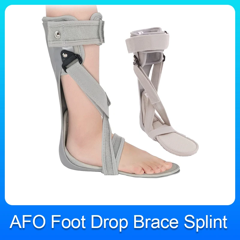 AFO Foot Drop Brace Splint Ankle Foot Orthosis Walking With Shoes or Sleeping for Stroke Hemiplegia Achilles Tendon Contract