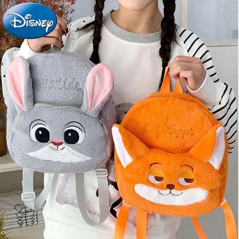 Nova disney 2026 zootopia nick wilde em forma de bolsa crossbody feminina, moderna e versátil, mochila infantil presente